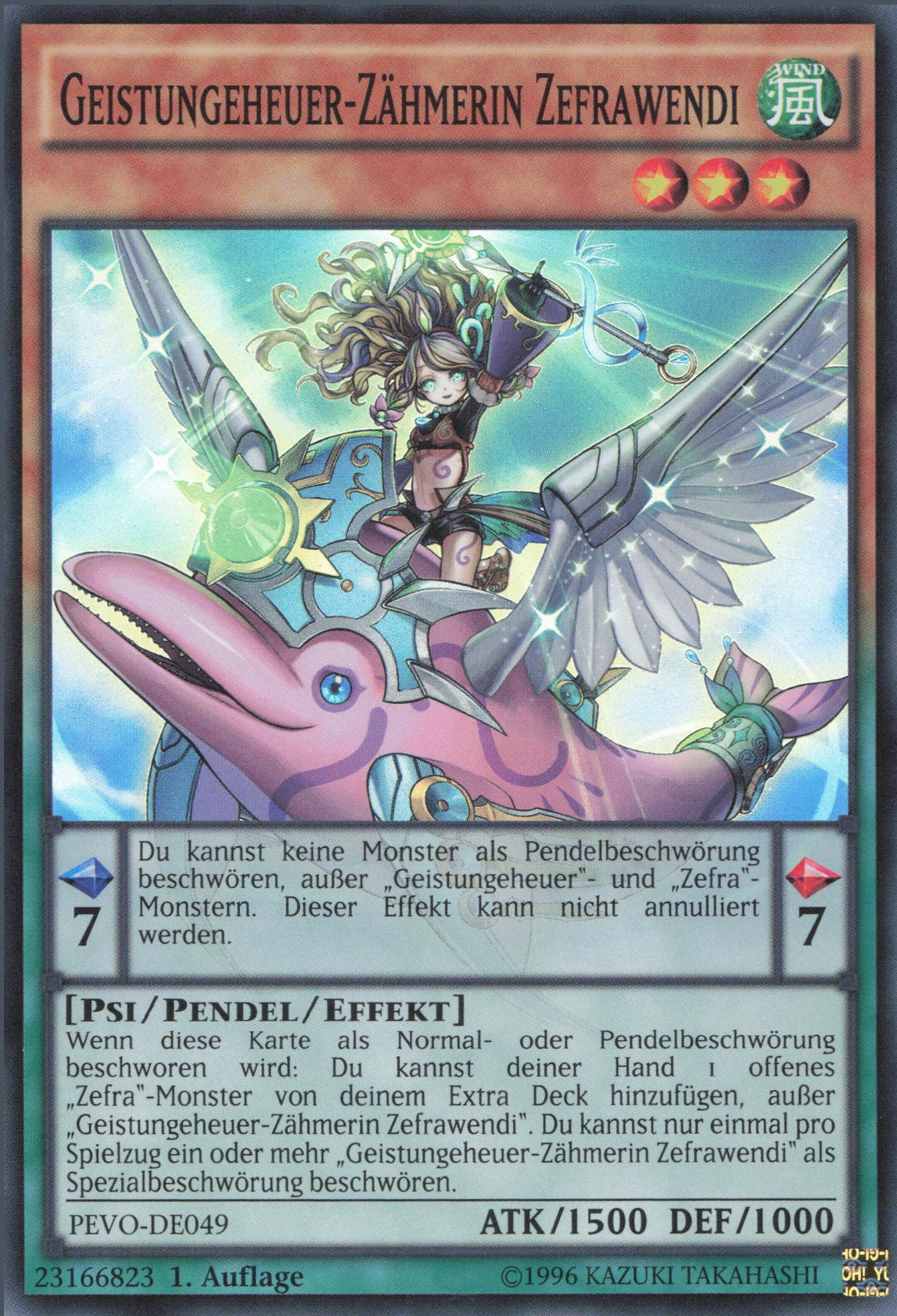 Yu-Gi-Oh! Geistungeheuer-Zähmerin Zefrawendi