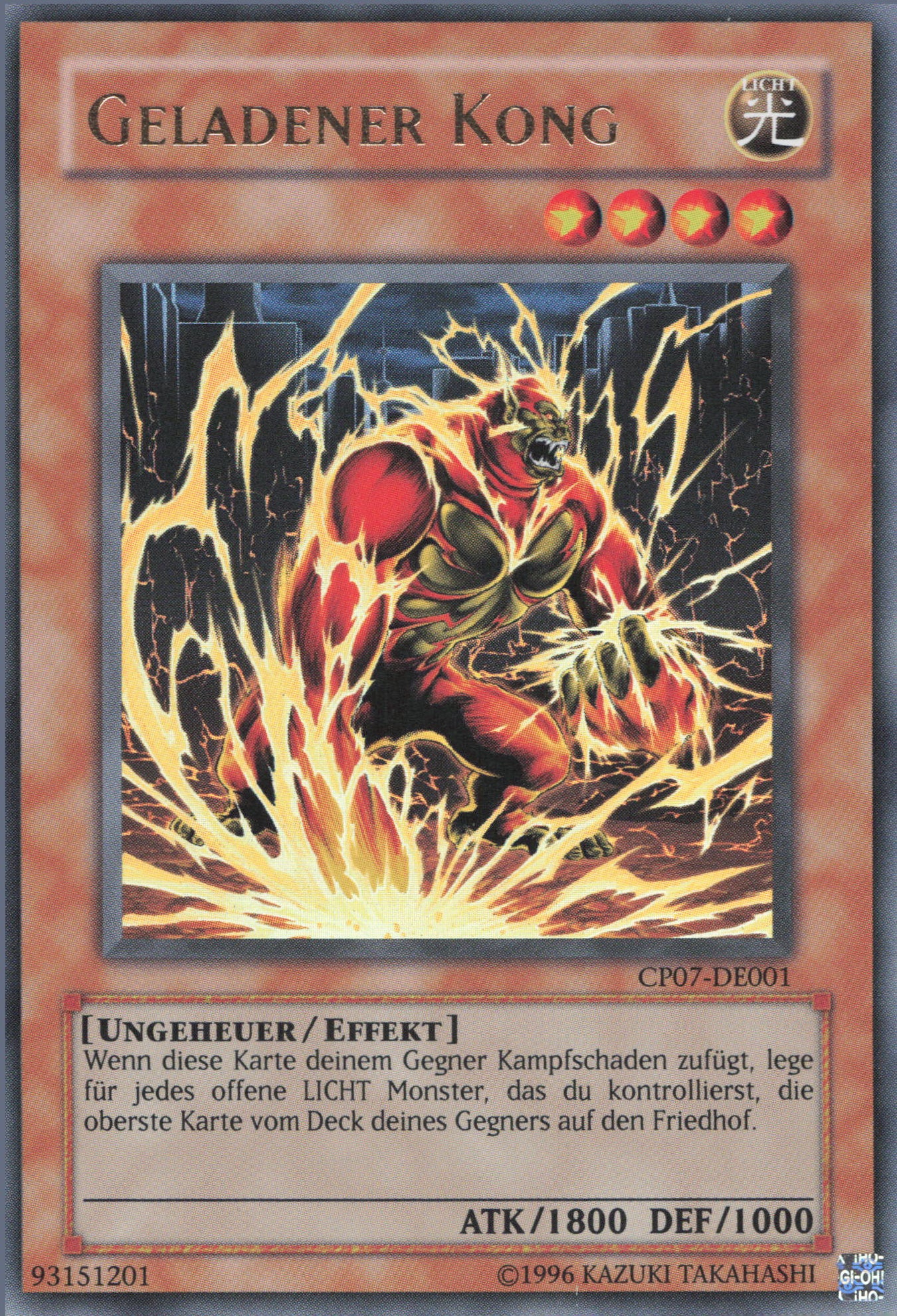Yu-Gi-Oh! Geladener Kong
