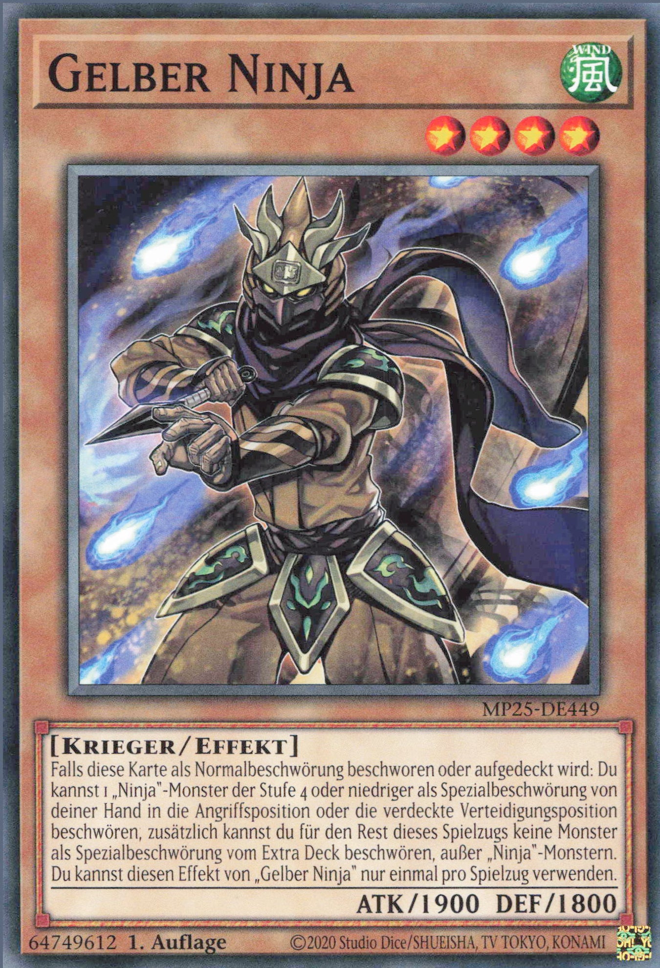 Yu-Gi-Oh! Gelber Ninja