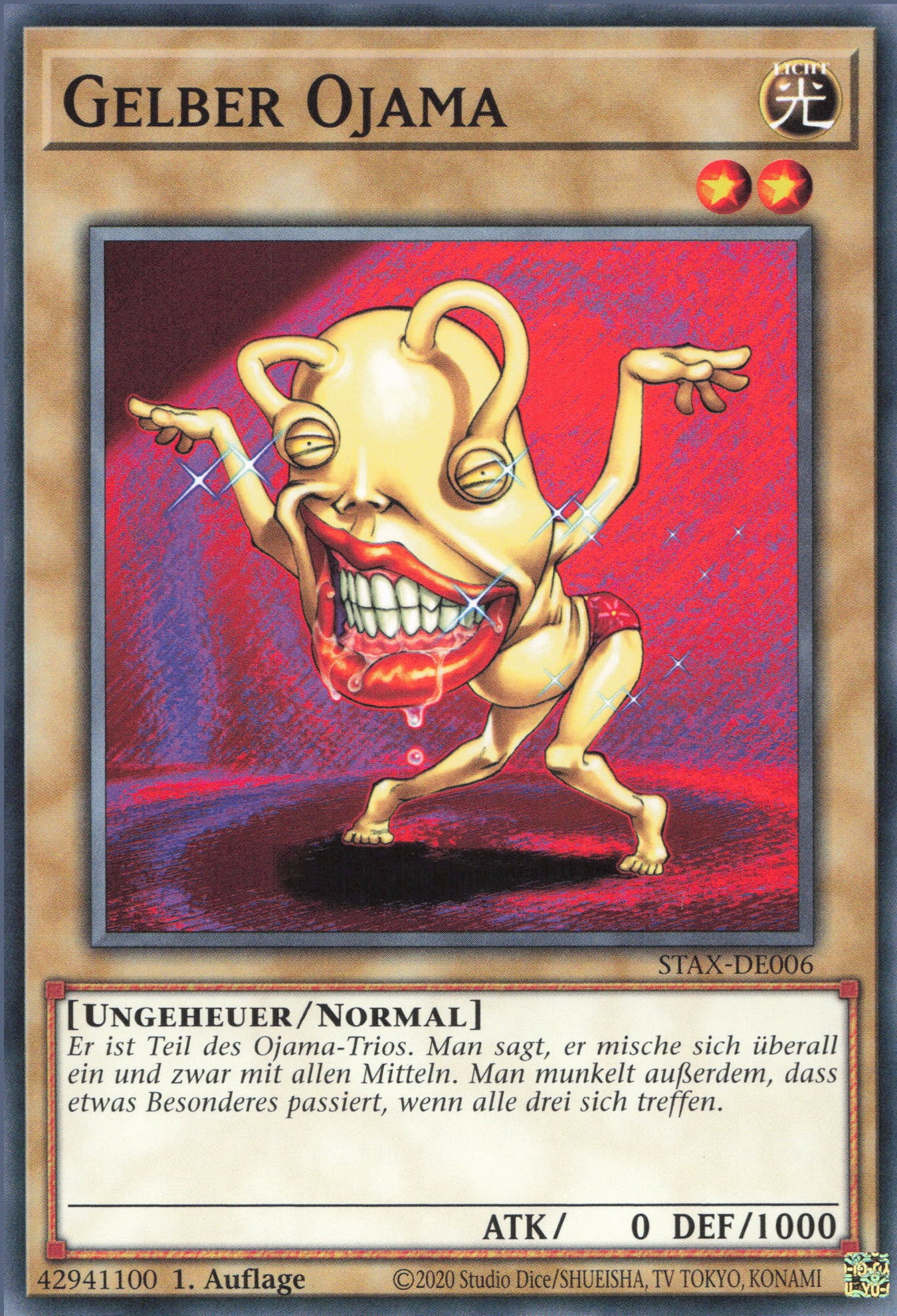 Yu-Gi-Oh! Gelber Ojama