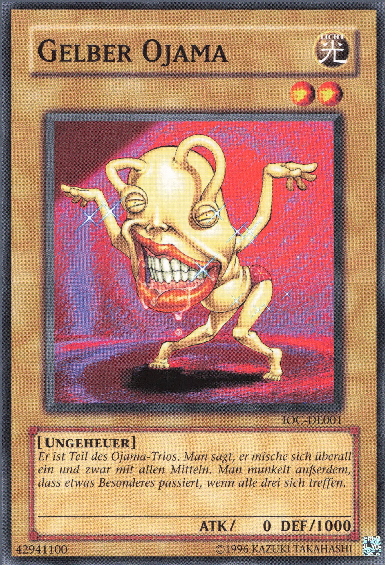 Yu-Gi-Oh! Gelber Ojama (V.2)