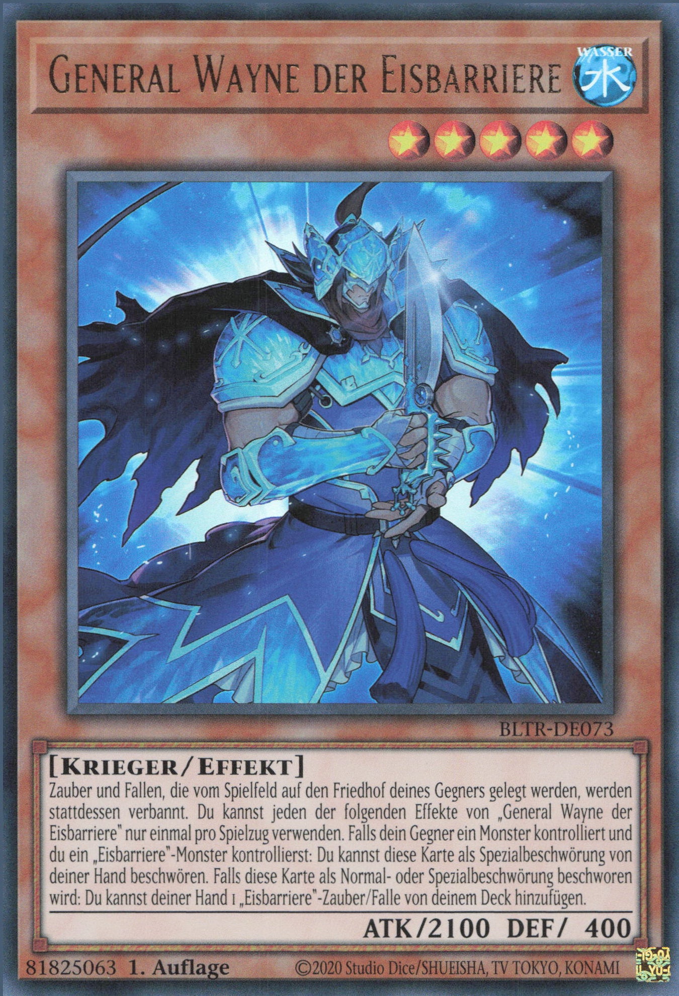 Yu-Gi-Oh! General Wayne der Eisbarriere