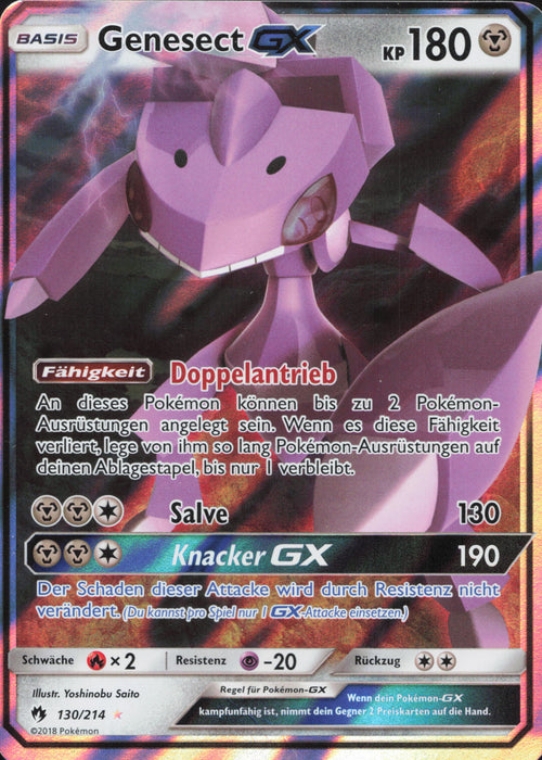 Genesect GX LOT-130 Ultra Rare Deutsch