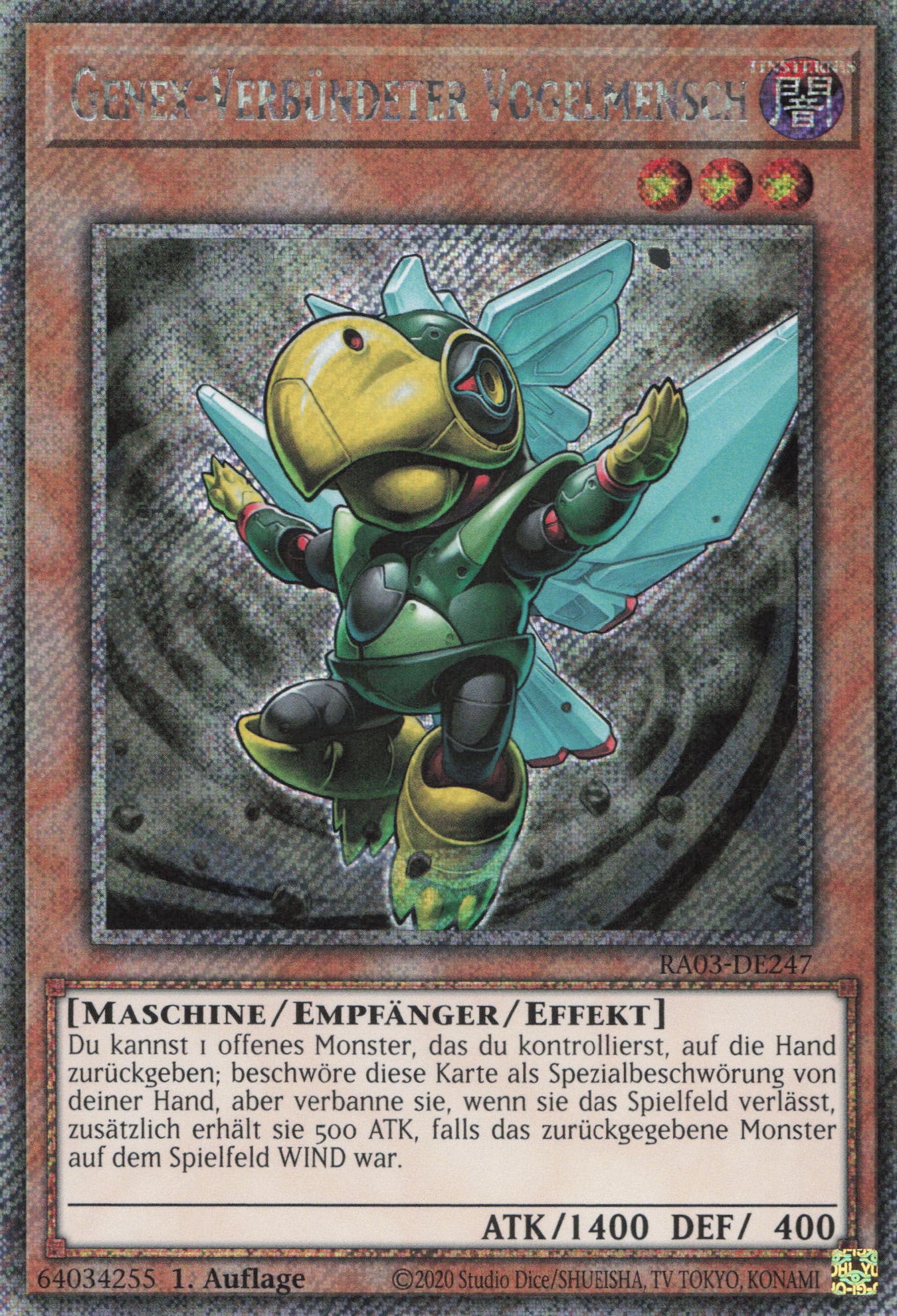 Yu-Gi-Oh! Genex-Verbündeter Vogelmensch