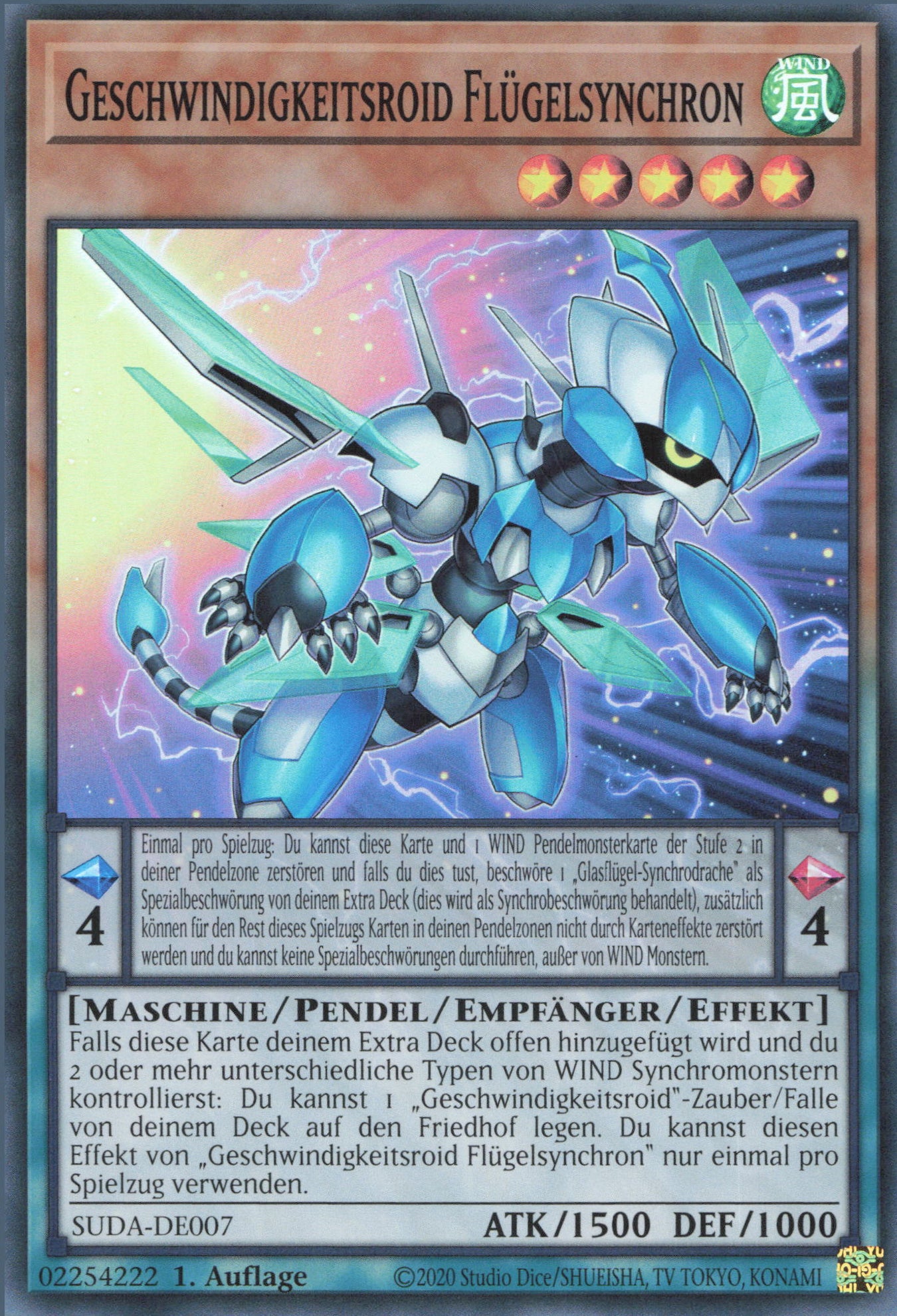 Yu-Gi-Oh! Geschwindigkeitsroid Flügelsynchron