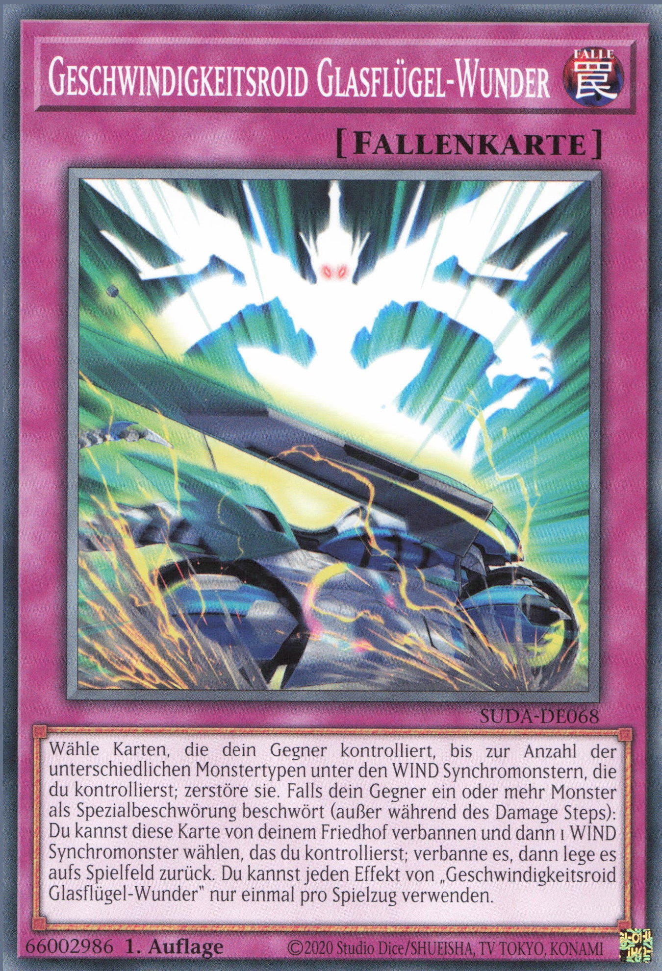 Yu-Gi-Oh! Geschwindigkeitsroid Glasflügel-Wunder