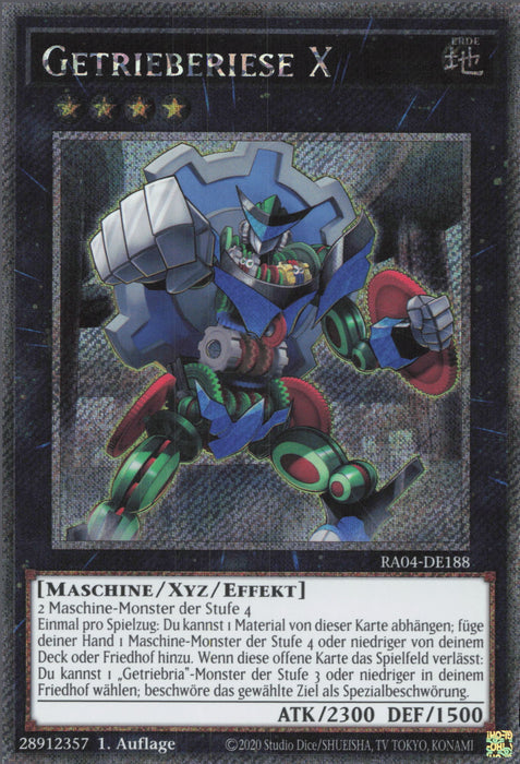 Getrieberiese X (V.1) RA04-DE188 Platinum Secret Rare Deutsch
