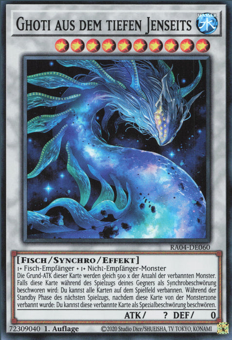 Ghoti aus dem tiefen Jenseits (V.1) RA04-DE060 Super Rare Deutsch