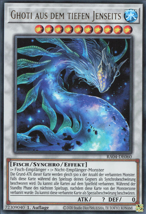 Ghoti aus dem tiefen Jenseits (V.2) RA04-DE060 Ultra Rare Deutsch