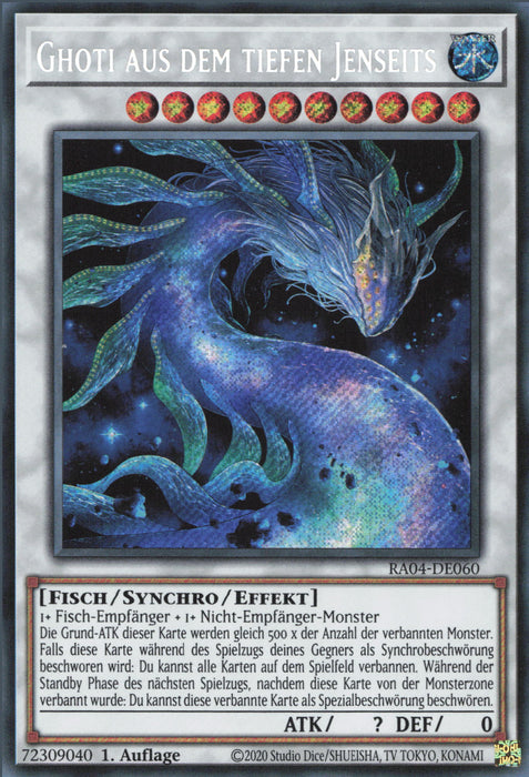 Ghoti aus dem tiefen Jenseits (V.3) RA04-DE060 Secret Rare Deutsch