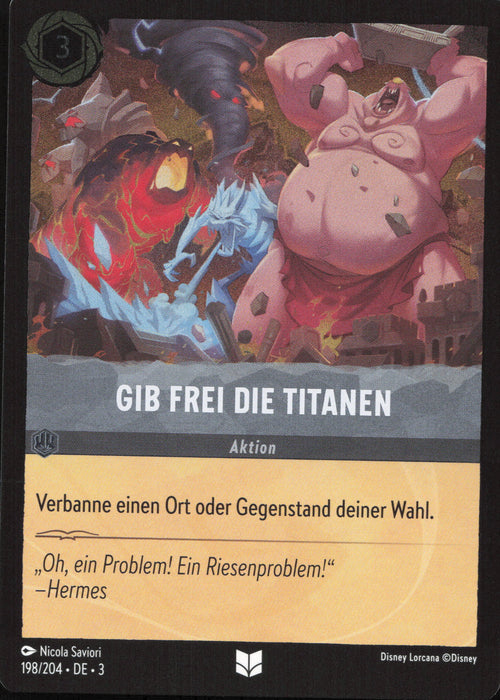 Gib Frei die Titanen 3INK-198 Uncommon Deutsch