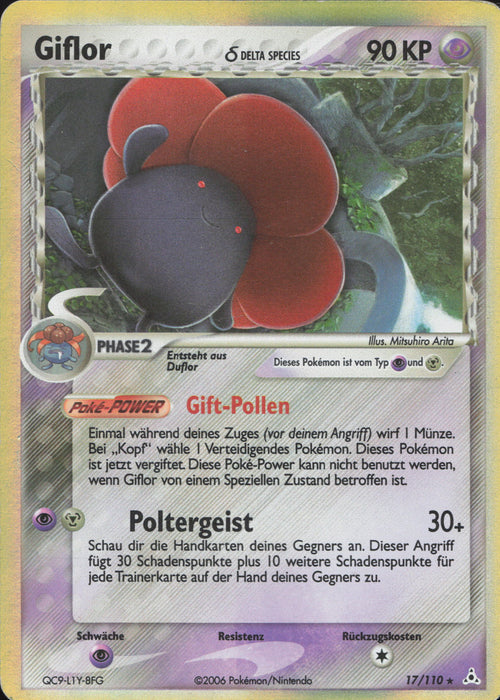 Giflor δ Delta Species HP-17 Holo Rare Deutsch