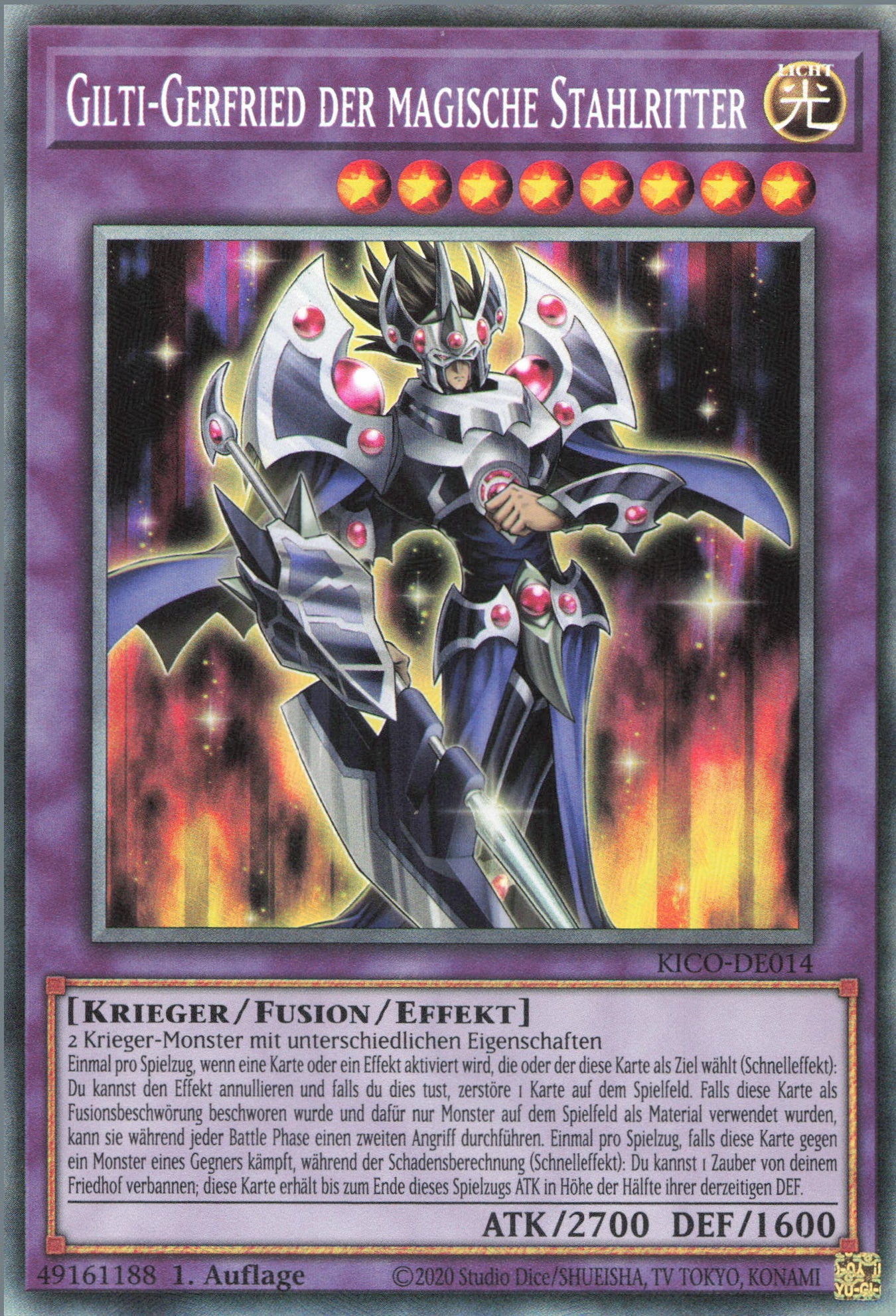 Yu-Gi-Oh! Gilti-Gerfried der magische Stahlritter (V.2)