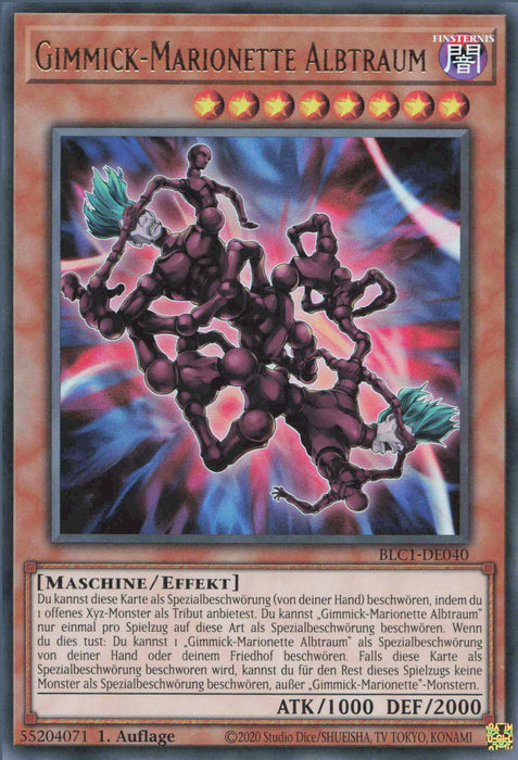 Gimmick-Marionette Albtraum (V.1) BLC1-DE040 Ultra Rare Deutsch