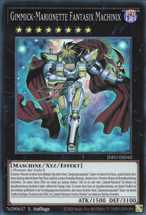 Gimmick-Marionette Fantasix Machinix INFO-DE042 Super Rare Deutsch