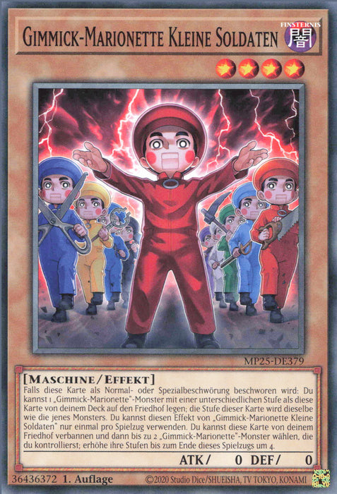 Gimmick-Marionette Kleine Soldaten MP25-DE379 Common Deutsch