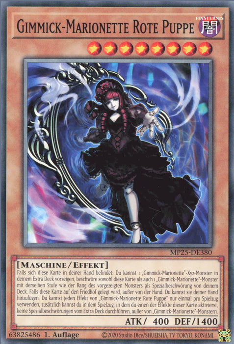 Gimmick-Marionette Rote Puppe MP25-DE380 Common Deutsch