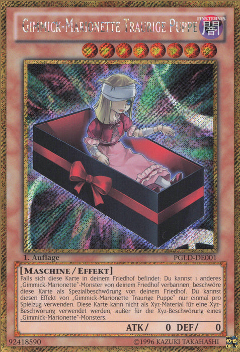 Gimmick-Marionette Traurige Puppe PGLD-DE001 Gold Secret Rare