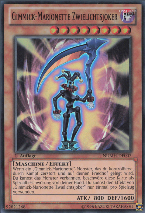 Gimmick-Marionette Zwielichtsjoker NUMH-DE007 Super Rare Deutsch