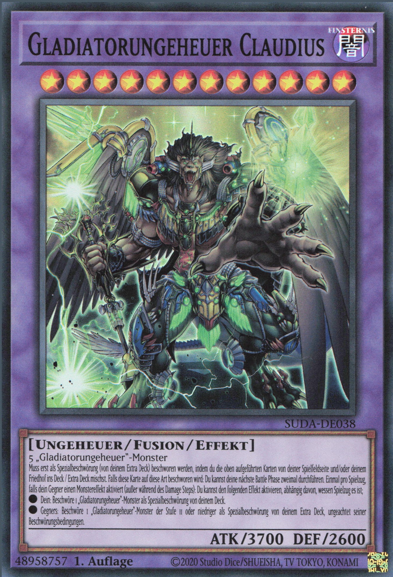 Yu-Gi-Oh! Gladiatorungeheuer Claudius