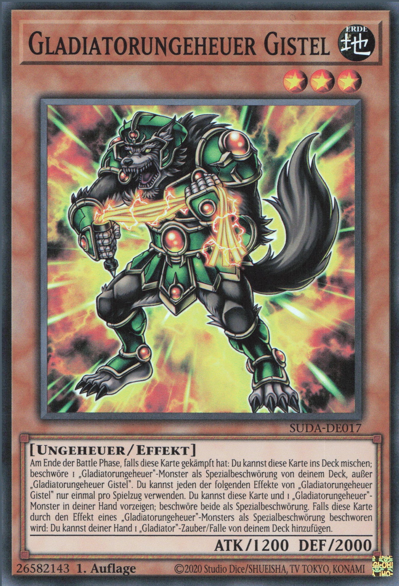 Yu-Gi-Oh! Gladiatorungeheuer Gistel