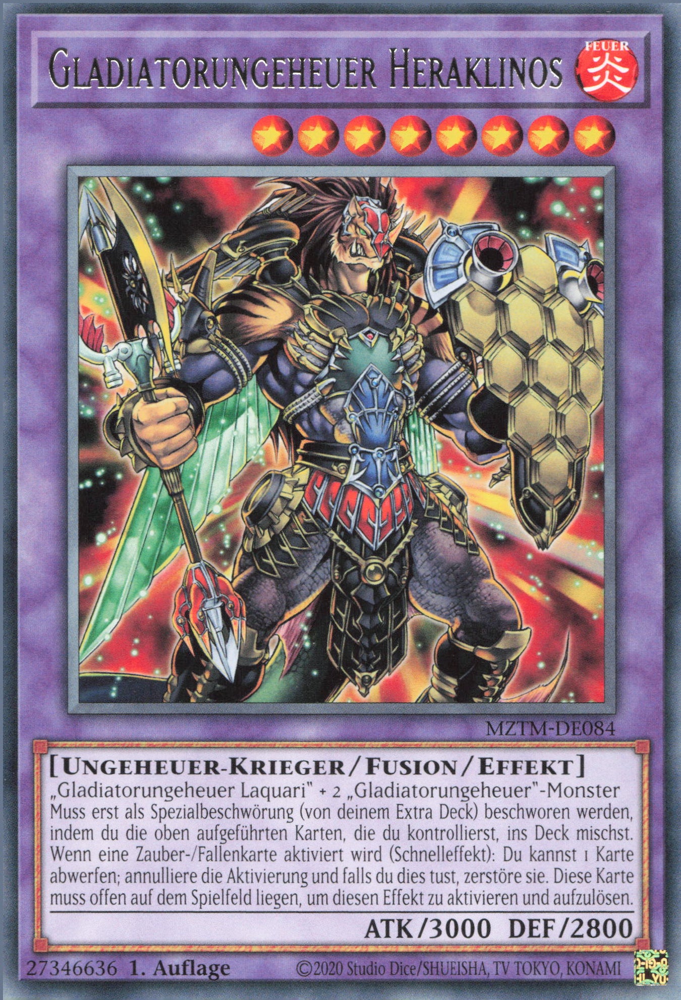 Yu-Gi-Oh! Gladiatorungeheuer Heraklinos