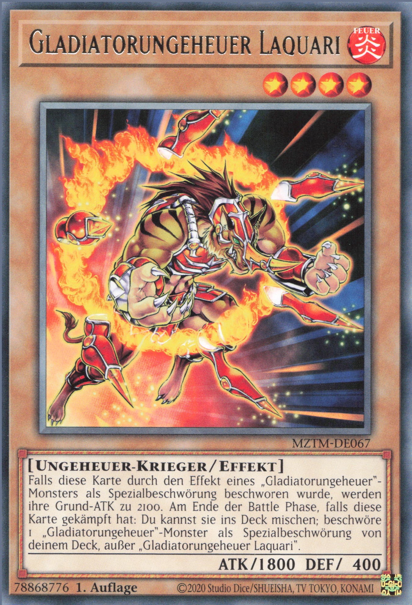 Yu-Gi-Oh! Gladiatorungeheuer Laquari