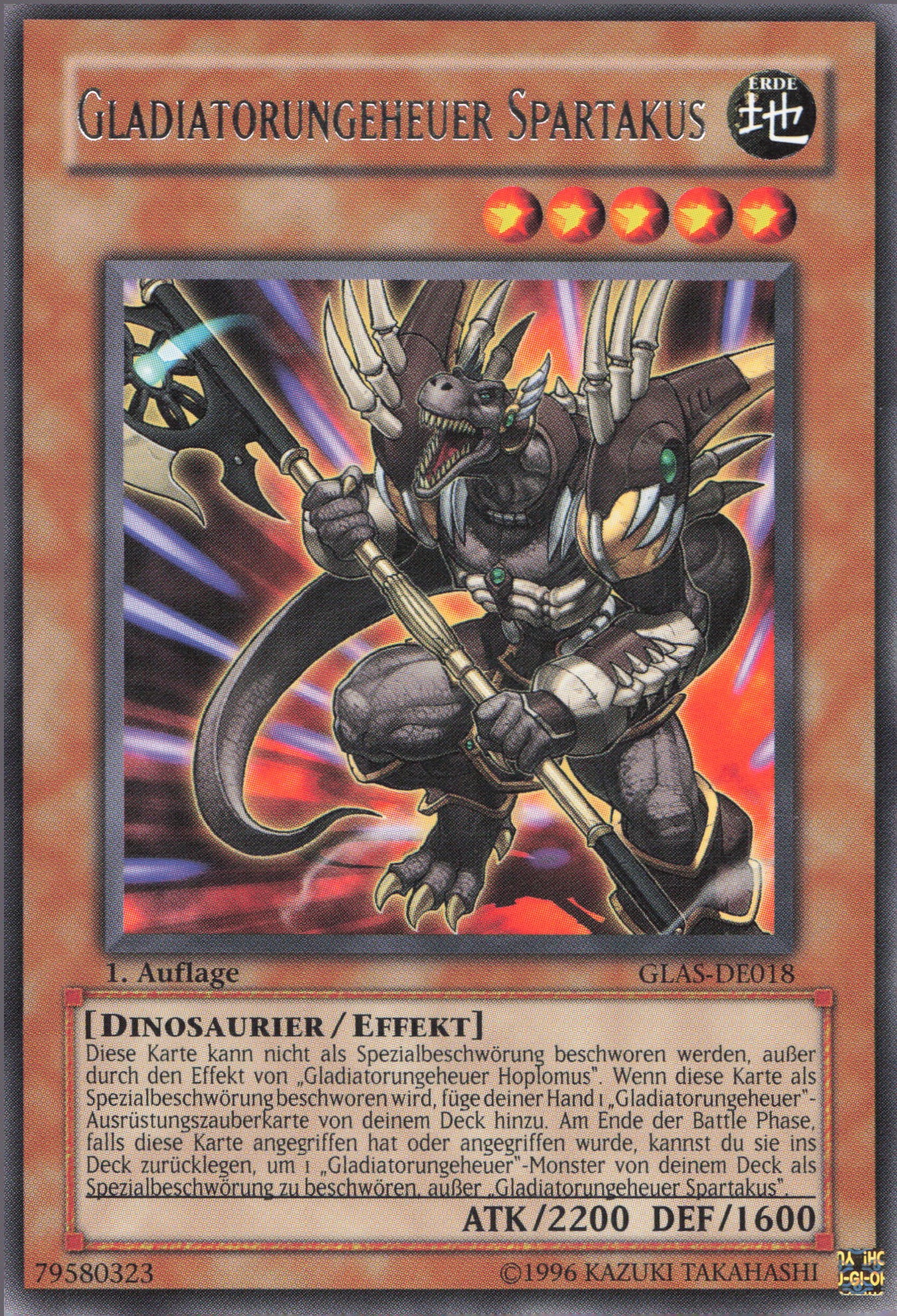 Yu-Gi-Oh! Gladiatorungeheuer Spartakus