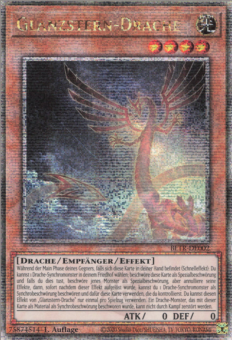 Glanzstern-Drache (V.2) BLTR-DE002 Quarter Century Secret Rare Deutsch
