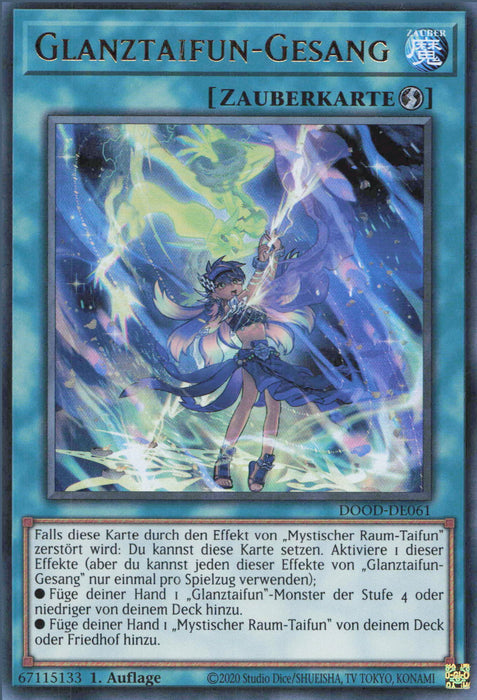 Glanztaifun-Gesang (V.1) DOOD-DE061 Ultra Rare Deutsch