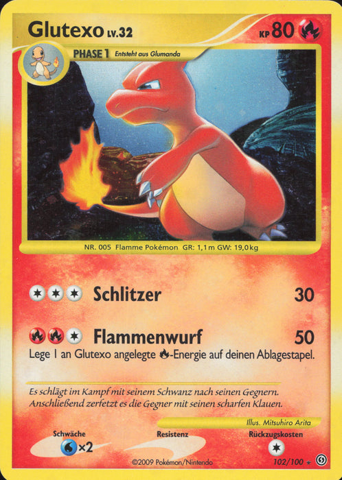 Glutexo Lv.32 STF-102 Secret Rare Deutsch