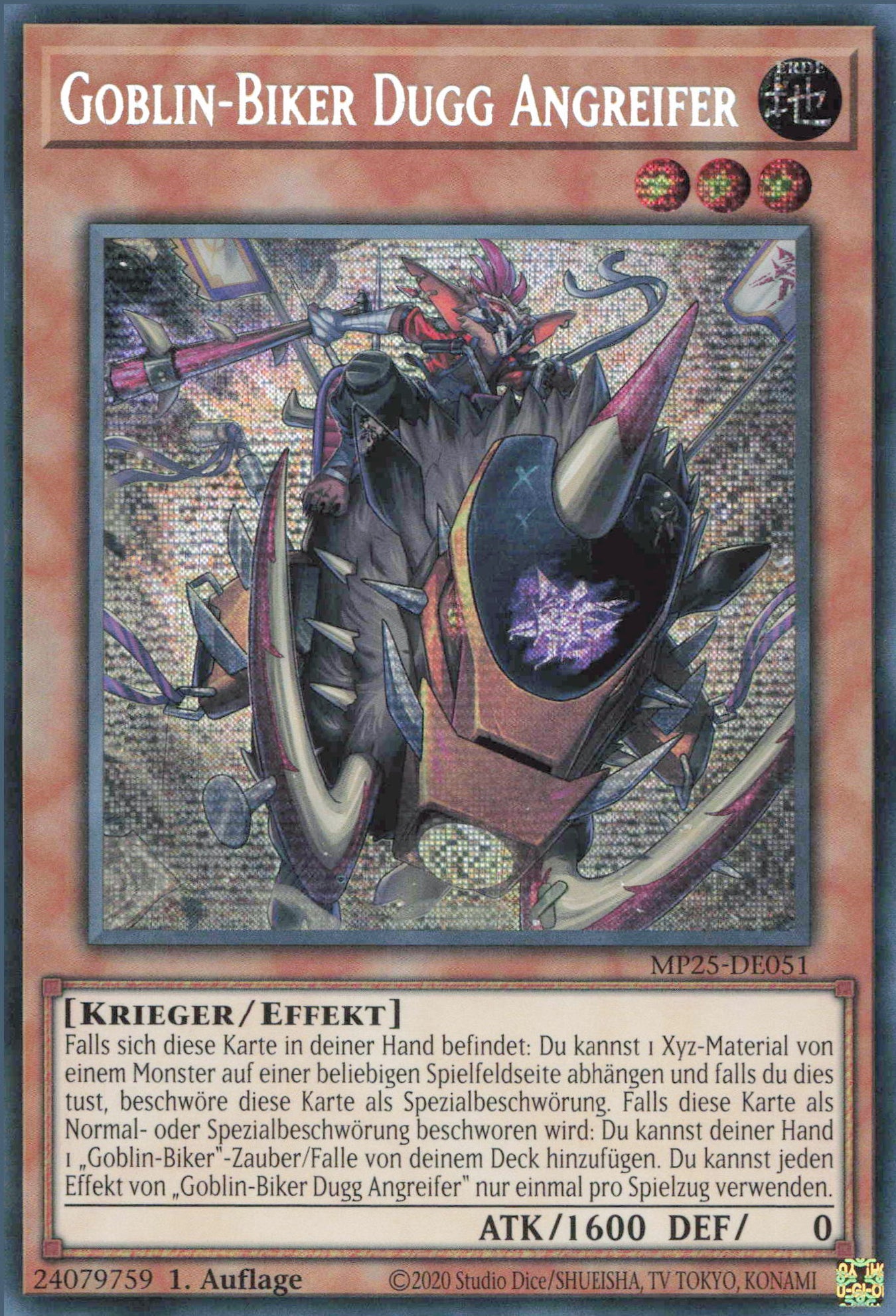 Yu-Gi-Oh! Goblin-Biker Dugg Angreifer
