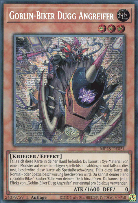 Goblin-Biker Dugg Angreifer MP25-DE051 Secret Rare Deutsch