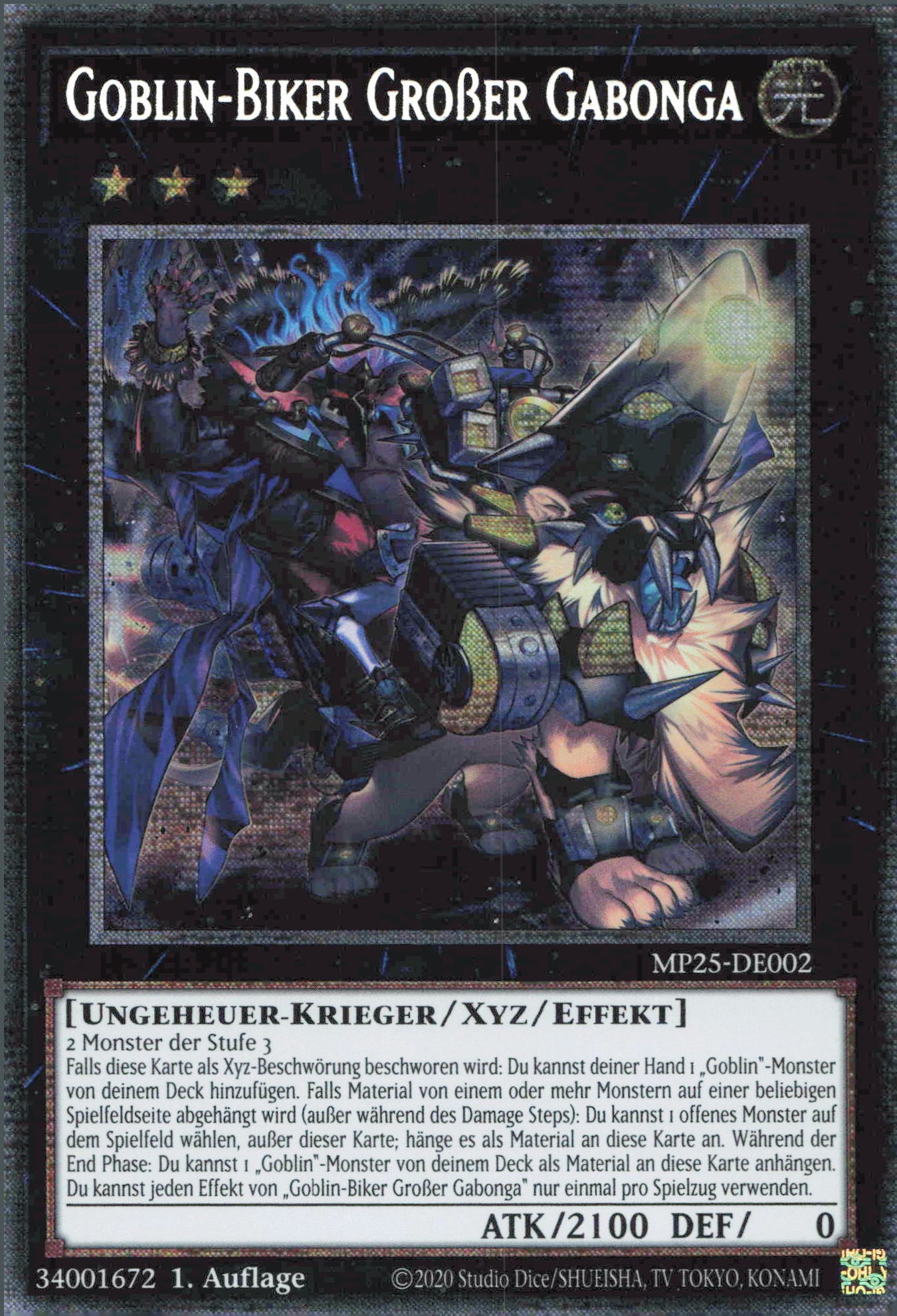 Yu-Gi-Oh! Goblin-Biker Großer Gabonga