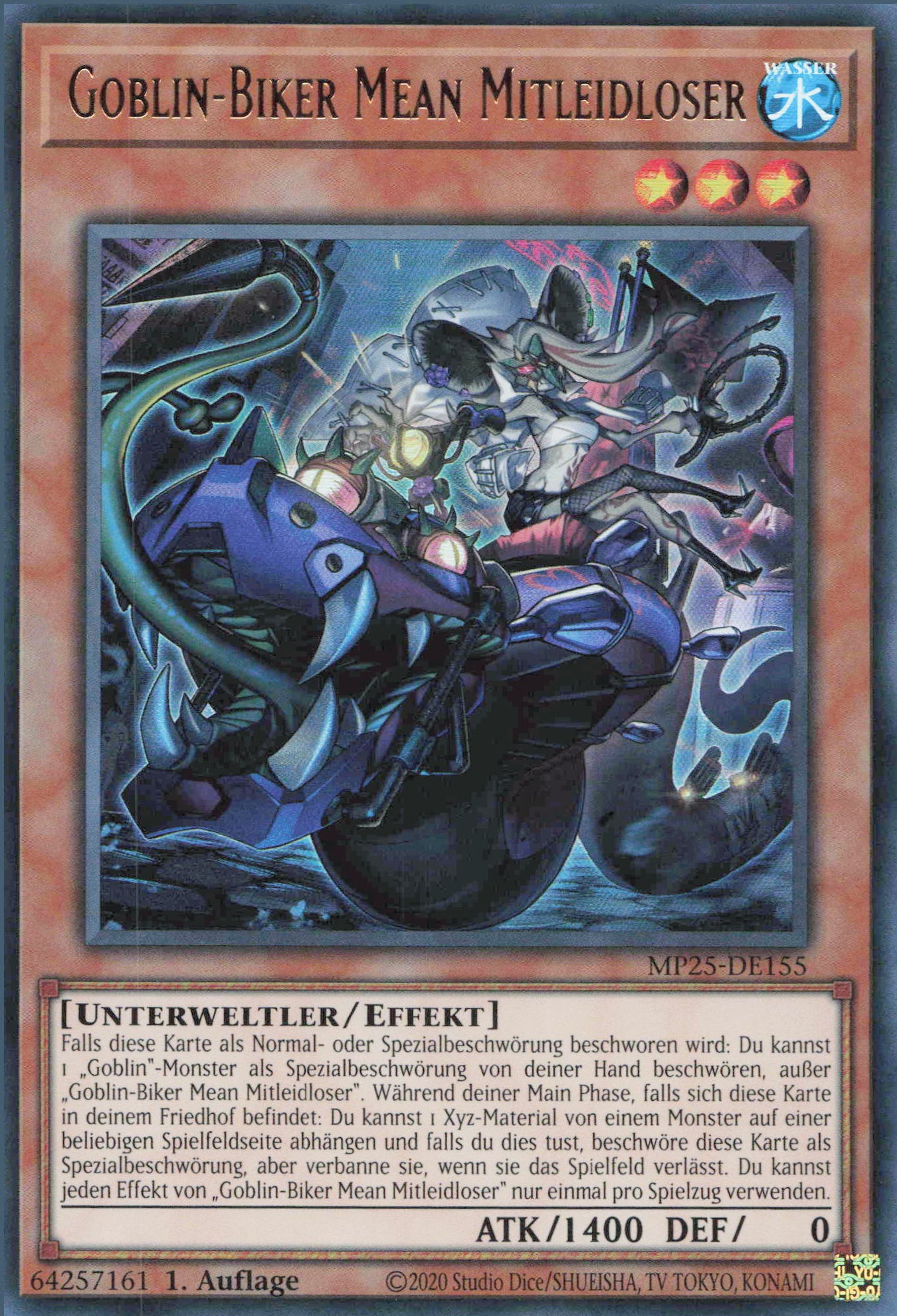 Yu-Gi-Oh! Goblin-Biker Mean Mitleidloser