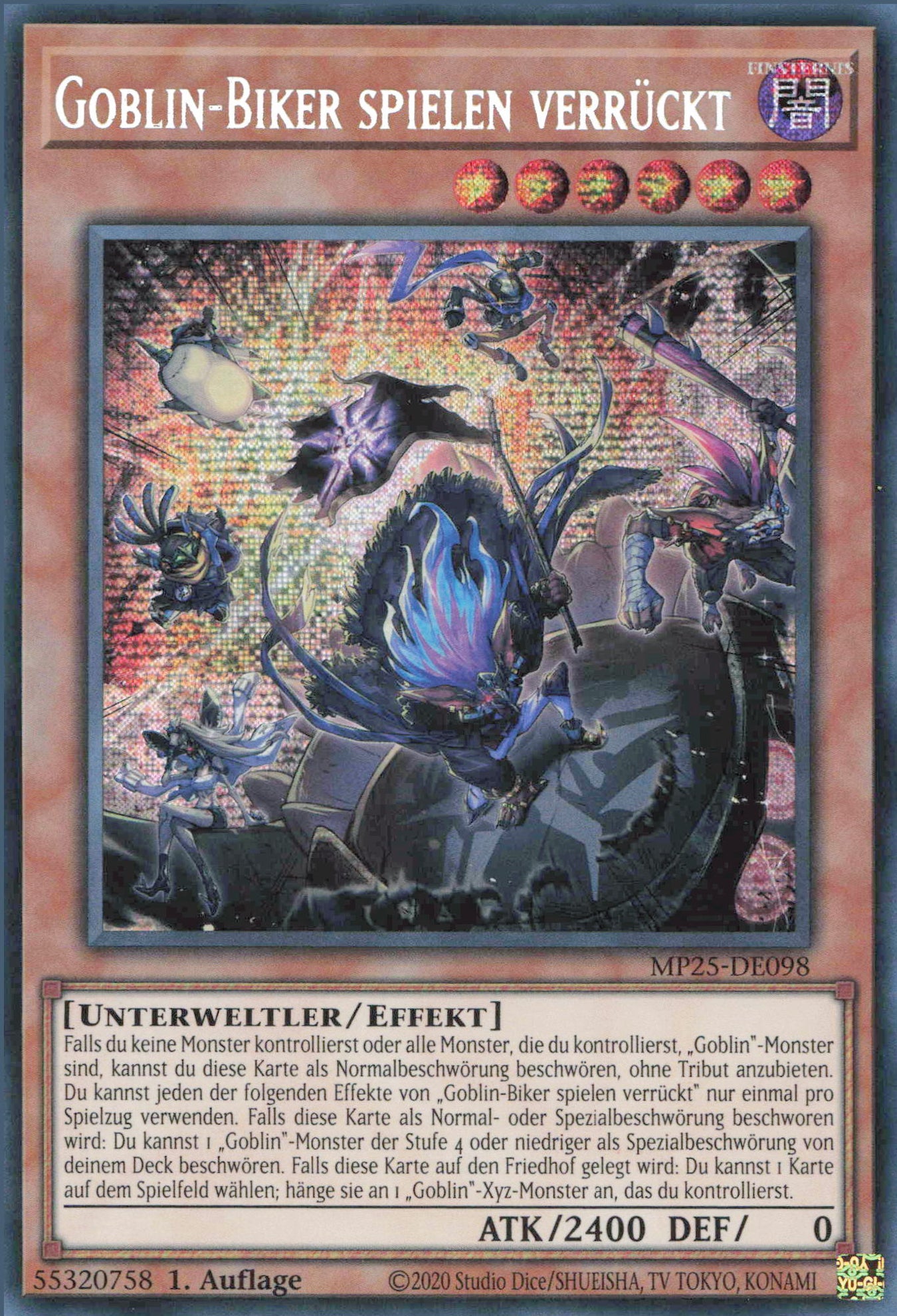 Yu-Gi-Oh! Goblin-Biker spielen verrückt
