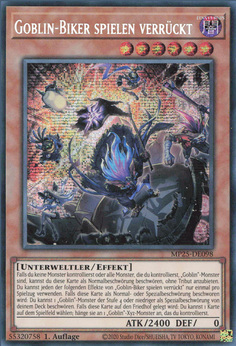 Goblin-Biker spielen verrückt MP25-DE098 Secret Rare Deutsch