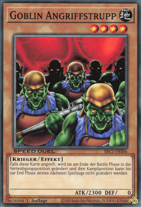 Goblin Angriffstrupp (V.1) SBC1-DEI06 Common Deutsch
