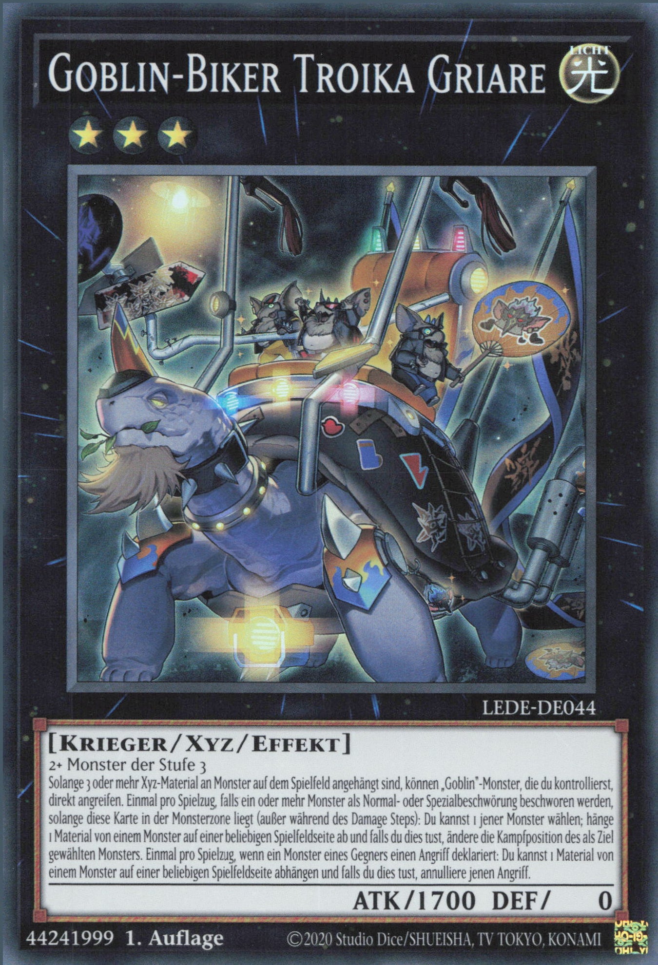 Yu-Gi-Oh! Goblin Biker Troika Griare