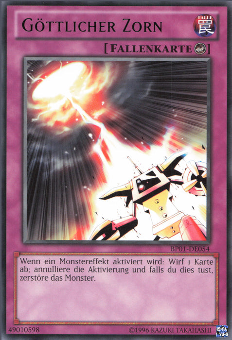 Göttlicher Zorn (V.1) BP01-DE054 Rare Deutsch