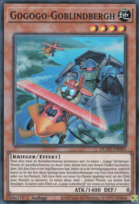 Gogogo-Goblindbergh DUAD-DE003 Super Rare Deutsch