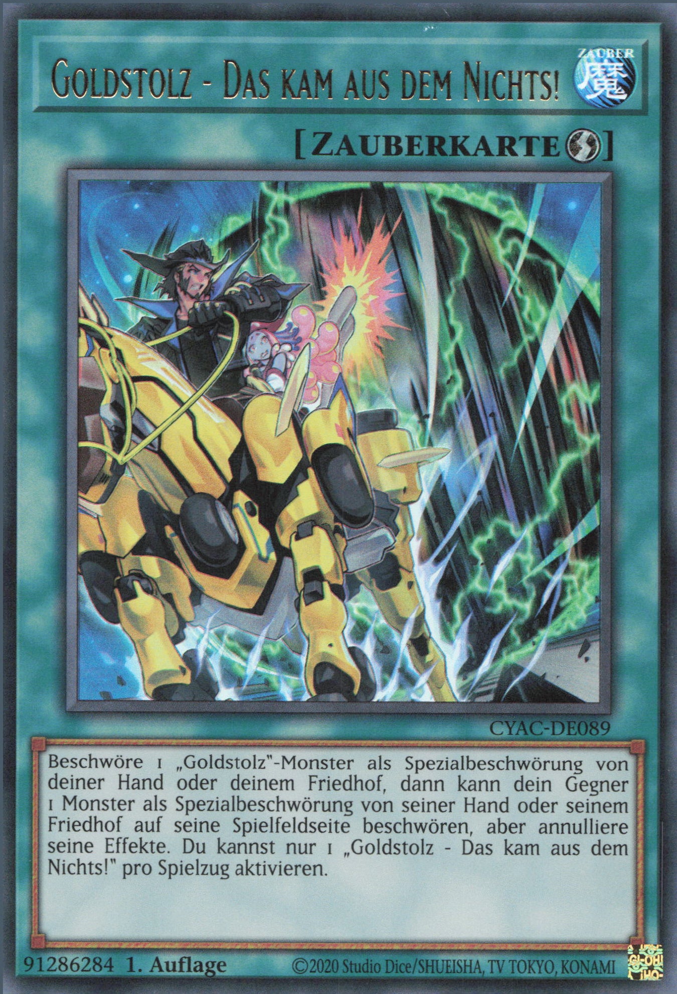 Yu-Gi-Oh! Goldstolz - Das kam aus dem Nichts!