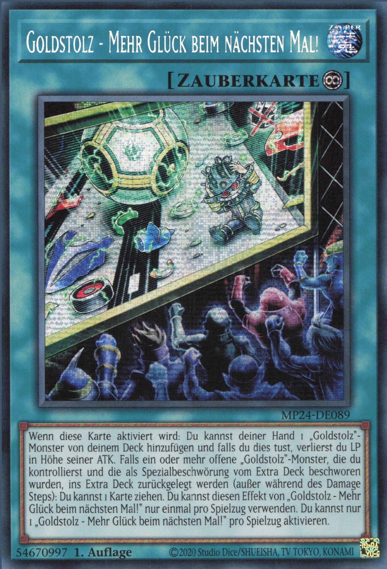 Yu-Gi-Oh! Goldstolz - Mehr Glück beim nächsten Mal!