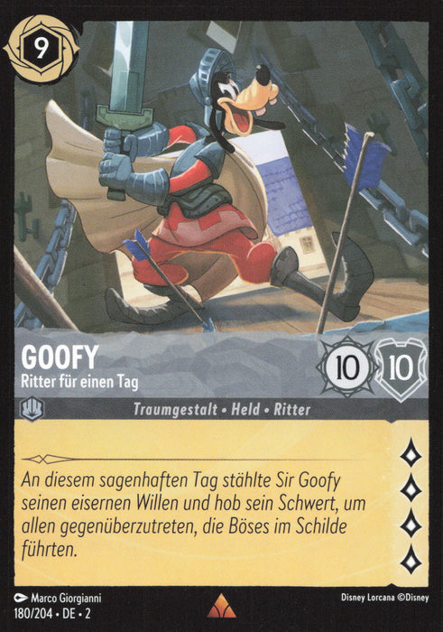 Goofy - Ritter für einen Tag 2ROF-180 Rare Deutsch