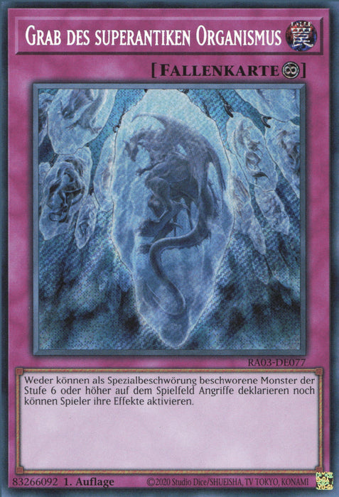 Grab des Superantiken Organismus (V.3) RA03-DE077 Secret Rare Deutsch