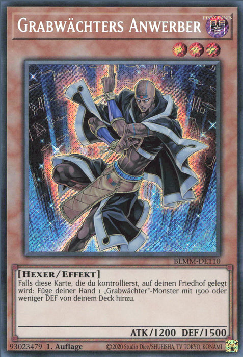 Grabwächters Anwerber BLMM-DE110 Secret Rare Deutsch