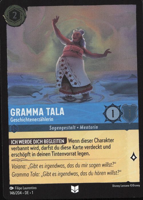 Gramma Tala - Geschichtenerzählerin 1TFC-146 Uncommon Deutsch