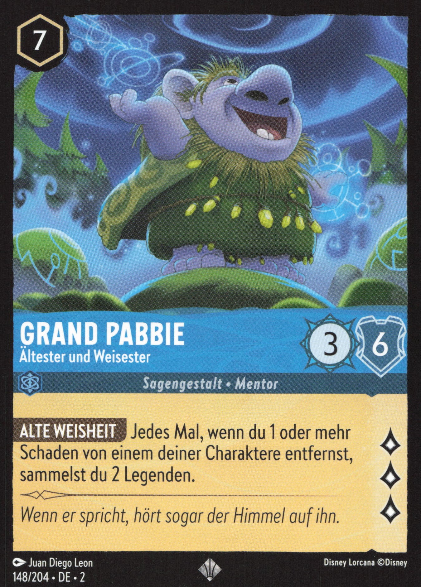Alle Grand Pabbie Charakterkarten in Disney Lorcana