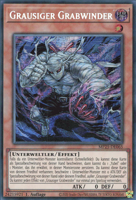Grausiger Grabwinder MP25-DE065 Secret Rare Deutsch