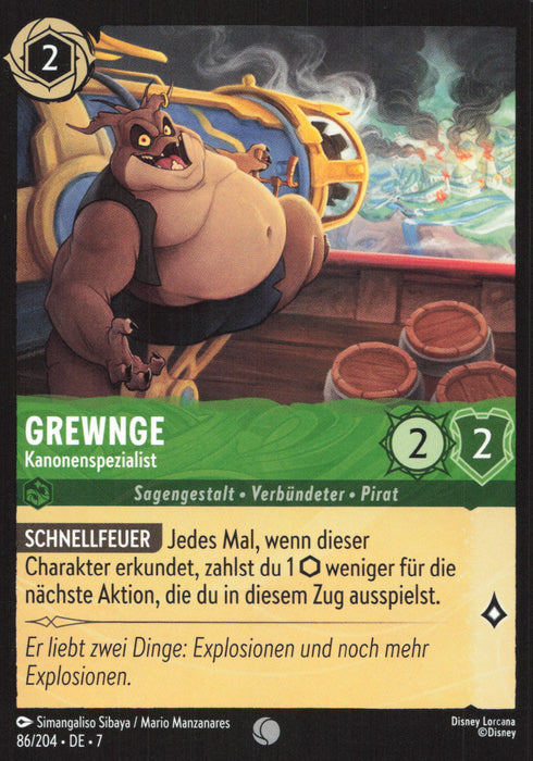 Grewnge - Kanonenspezialist 7ARI-086 Common Deutsch